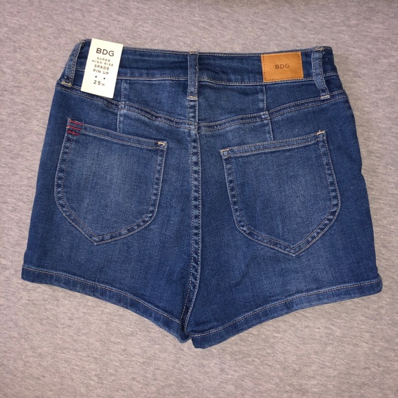 BDG Super High Rise Pin Up Jean Shorts - Picture 4 of 5